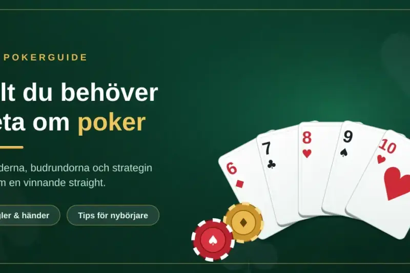 Allt du behöver veta om poker