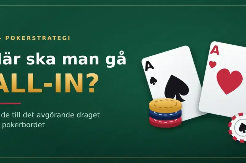 När ska man gå all-in i poker?