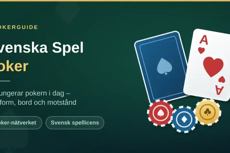 Svenska Spel Poker – så fungerar pokern hos Svenska Spel