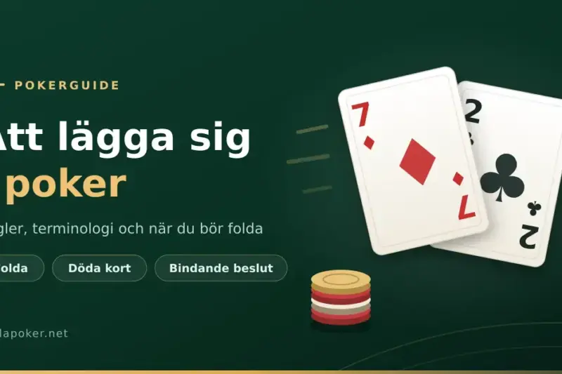 Vad innebär det att lägga sig i poker? Regler och strategi
